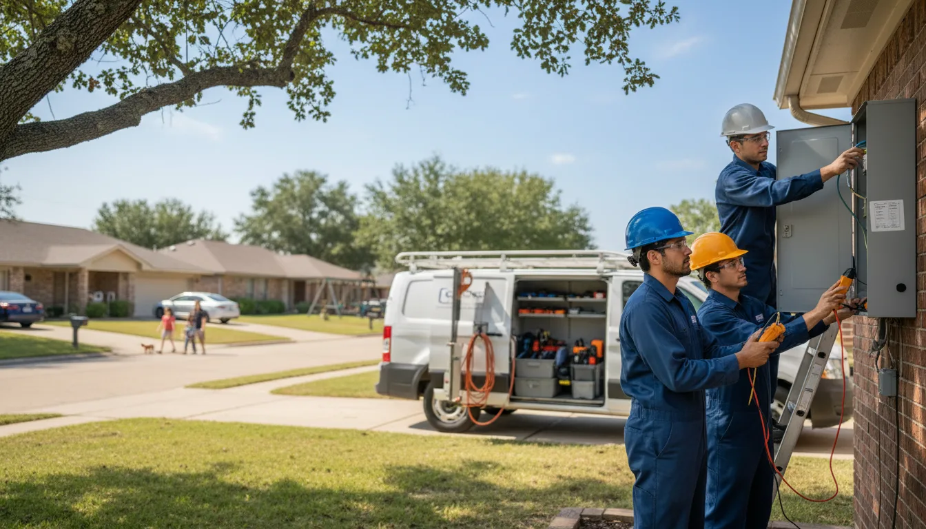 Certified electrician providing emergency electrical services in Versailles, OH